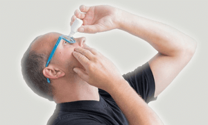 Easy Eye Drop Glasses | FITS Bottles, Pipette & Vials (Minims) | FREE Travel Case & Shipping